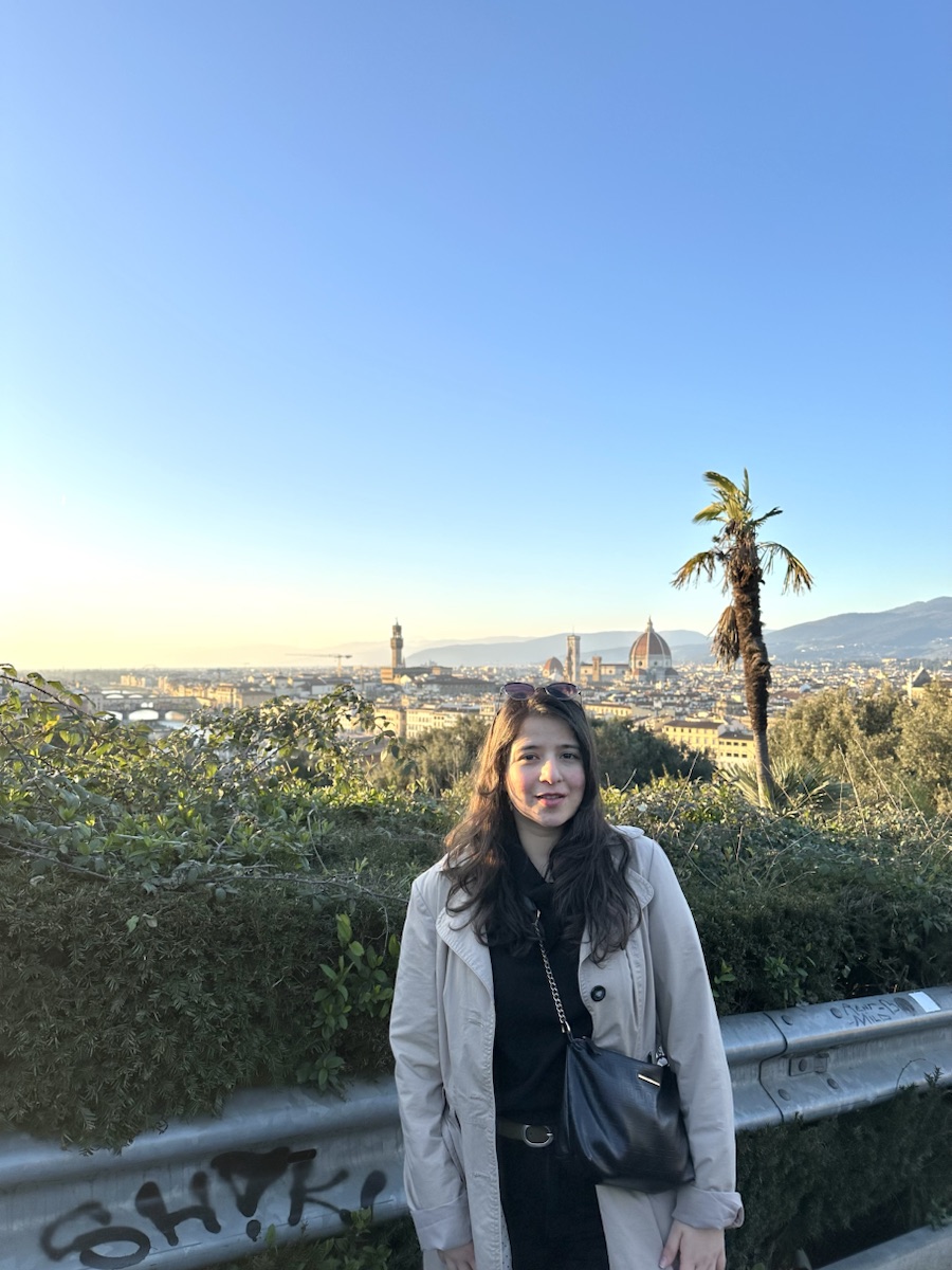 Pratistha Thapa in Florence, Italy